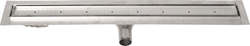 GELCO MANUS PIASTRA nerezový sprchový kanálek s roštem pro dlažbu, 950x130x55 mm (GMP85)