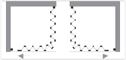 FORTE Čtvercový sprchový kout VENERE, Barva rámu zástěny - Plast bílý, Provedení - Univerzální, Výplň - Polystyrol 2,2 mm (acrilico), Šíře - 100 cm, Hloubka - 100 cm (OLBVEN10)