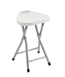 Koupelnová stolička 30x46,5x29,3 cm, bílá