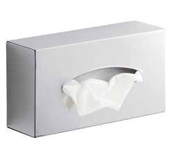 SAPHO Zásobník na papírové kapesníky závěsný, 23,3x7x12,3 cm, leštěný nerez (2308)