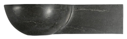 BLOK kamenné umývátko 40x10x23 cm, antracit