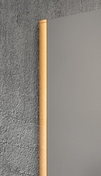 VARIO GOLD jednodílná zástěna k instalaci ke stěně, čiré sklo, 1000 mm