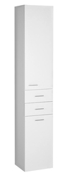 AQUALINE ZOJA/KERAMIA FRESH skříňka vysoká s košem 35x184x29cm, bílá (51230)