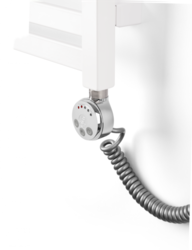 Terma MEG topná tyč s termostatem 800W, chrom, kroucený kabel s vidlicí  (WEMEG08TCROU) 