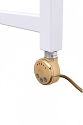 Terma MEG topná tyč s termostatem 800W, stříbrná, kroucený kabel s vidlicí  (WEMEG08TSMAU) 