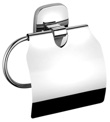AQUALINE RUMBA držák toaletního papíru s krytem, chrom (RB107)
