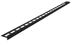 SAPHO Spádová lišta, pravá, výška 10mm, délka 1000mm, černá mat (SPD10B-P)