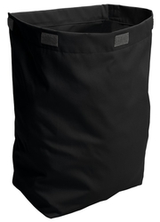 Látkový koš na prádlo 310x570x230mm, suchý zip, černá