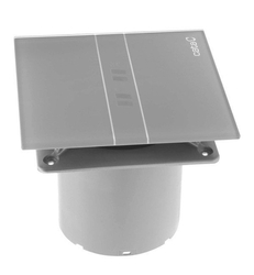 E-100 GBTH koupelnový ventilátor axiální s automatem,4W/8W,potrubí 100mm,černá