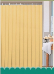 AQUALINE Závěs 180x180cm, 100% polyester, jednobarevný béžový (0201103 BE)