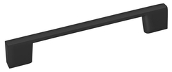 AQUALINE PILI kovová úchytka, 156/128mm, černá mat (10096)