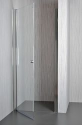 ARTTEC Jednokřídlé sprchové dveře do niky MOON 80 - 85 cm čiré sklo