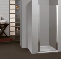 ARTTEC Jednokřídlé sprchové dveře do niky MOON 95 - 100 cm čiré sklo