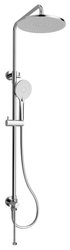 SAPHO Sprchový sloup k napojení na baterii, hlavová, ruční sprcha, chrom (1202-30)