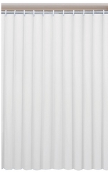 AQUALINE UNI sprchový závěs 120x200cm, vinyl, bílá (131111)