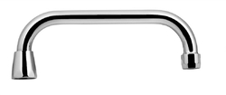 AQUALINE - Universální výtokové ramínko k baterii, 20cm, typ-U, chrom (15U200)