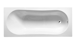 AQUALINE JIZERA vana 160x70x39cm, bez nožiček, bílá (G1670)