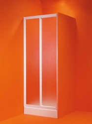 FORTE Sprchové dveře PORTA, Barva rámu zástěny - Plast bílý, Provedení - Univerzální, Výplň - Polystyrol 2,2 mm (acrilico), Šíře - 130 cm (OLBMAE13EX)