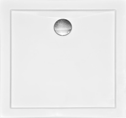 Čtvercová sprchová vanička AQUARIUS, Provedení - Univerzální, Šíře - 90 cm, Hloubka - 90 cm