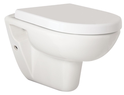 Olsen Spa Závěsné WC COMPACT, WC sedátko - Bez sedátka (OLKGKO04DAK00)
