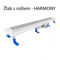 Odtokový žlab STANDARDline MEDIUM, Délka - 50 cm