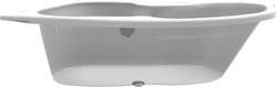 Asymetrická vana NAPOLI, Rozměr vany - 150 x 100 cm, Provedení - Pravé (DX)