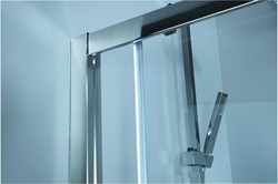 Sprchové dveře HOPA ESTRELA, Provedení - Levé (SX), Barva rámu zástěny - Hliník chrom, Výplň - Čiré bezpečnostní sklo - 6 mm, Šíře - 120 cm