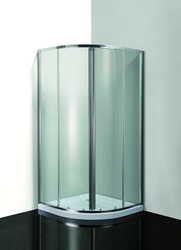 Sprchový kout SMART - MURO, Barva rámu zástěny - Hliník chrom, Provedení - Univerzální, Výplň - Čiré bezpečnostní sklo - 4 / 6 mm, Šíře - 80 cm, Hloubka - 80 cm