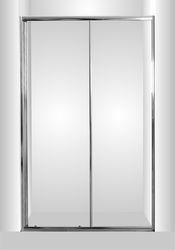 Sprchové dveře do niky SMART - SELVA, Barva rámu zástěny - Hliník chrom, Provedení - Univerzální, Výplň - Čiré bezpečnostní sklo - 4 / 6 mm, Šíře - 140 cm