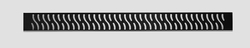 Odtokový žlab STANDARDline BLACK, Varianta roštu - Medium, Délka - 50 cm
