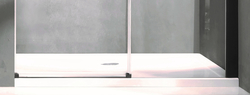 Sprchové dveře HOPA BELVER BLACK, Provedení - Univerzální, Výplň - Čiré bezpečnostní sklo - 8 mm, Barva rámu zástěny - Hliník - černá barva, Šíře - 120 cm