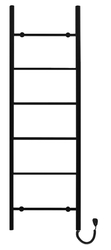 Elektrický sušák PRIMAVERA, Barevnice - C31 černá matná, Rozměry sušáků - 400 × 1120 × 88-98 mm, 87 W