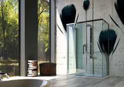 Sprchové dveře HOPA URBAN ESSENCE N1FS, Provedení - Pravé (DX), Výplň - Čiré bezpečnostní sklo - 6 mm, Barva rámu zástěny - Ossidato - matný hliník, Šíře - 150 cm
