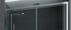 Sprchové dveře HOPA URBAN ESSENCE N2FS, Výška - 200 cm, Provedení - Univerzální, Výplň - Čiré bezpečnostní sklo - 6 mm, Barva rámu zástěny - Ossidato - matný hliník, Šíře - 160 cm