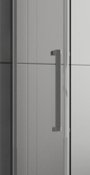 Sprchové dveře HOPA URBAN ESSENCE N2FS, Výška - 200 cm, Provedení - Univerzální, Výplň - Čiré bezpečnostní sklo - 6 mm, Barva rámu zástěny - Ossidato - matný hliník, Šíře - 160 cm