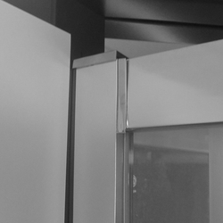 MEREO Sprchové dveře, Lima, pivotové, 80x190 cm, chrom ALU, sklo Čiré 6 mm (CK80913K)