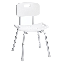 RIDDER Židle s opěradlem, nastavitelná výška, bílá (A00602101)