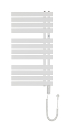 Instalprojekt Koupelnový elektrický radiátor - sušák POP STAR ELECTRO, Barva - Bílá, Rozměr - 500 × 980 mm, výkon 300 W (RADPOPEL509035)