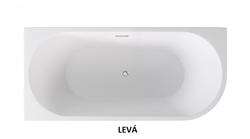 Volně stojící vana ZOYA, Rozměr vany - 170 × 80 cm, Způsob provedení - Levé