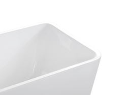 Volně stojící vana EVITA bílá, Rozměr vany - 160 × 80 cm