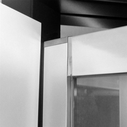MEREO Sprchové dveře, Lima, zalamovací, 80x190 cm, chrom ALU, sklo Čiré 6 mm (CK80113K)