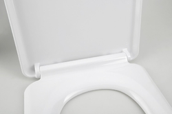 LENA WC sedátko Soft Close, antibakteriální, duroplast, bílá