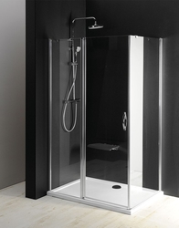 GELCO ONE sprchové dveře s pevnou částí 1000 mm, čiré sklo (GO4810)