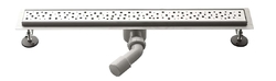 AQUALINE BUCANERA nerezový sprchový kanálek s roštem, 800x110x90 mm (NO3180)