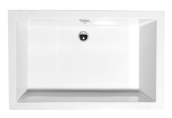 POLYSAN DEEP hluboká sprchová vanička, obdélník 100x90x26cm, bílá (72340)