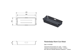 Reginox SET Miami 500 Gun metal + baterie Cano + příslušenství Gun metal