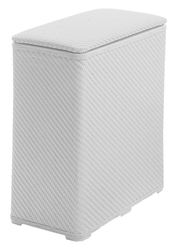 AQUALINE - AMBROGIO koš na prádlo 50x55x28 cm, bílá (203802)