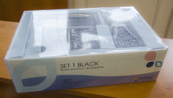 ARTTEC SET 1 - BLACK Série koupelnových doplňků
