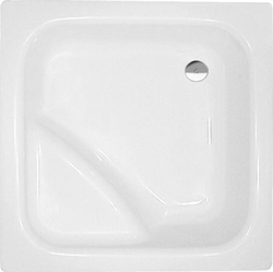 POLYSAN - VISLA hluboká sprchová vanička, čtverec 80x80x29cm, bílá (50111)