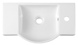 SAPHO LITOS keramické umývátko 55x32 cm, bílá (4077)